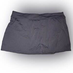 Lands' End Black Bathing Suit Skort